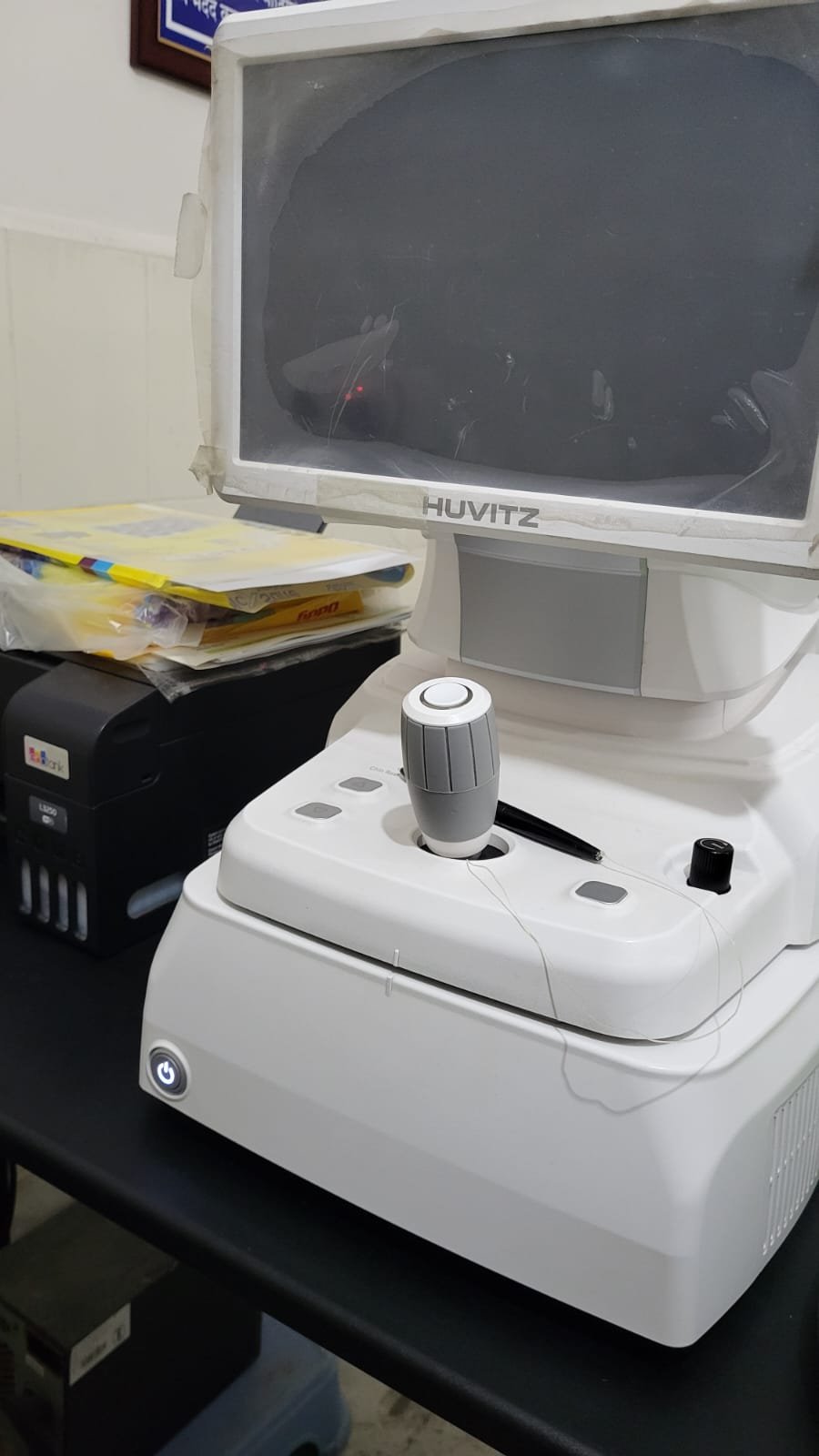 Huvitz digital autorefractor at Dr. Pasricha Eye Hospital, Karnal