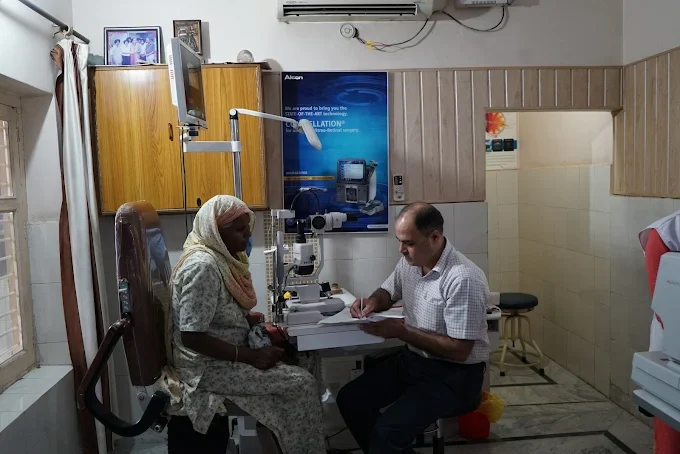 Doctor consulting with a patient